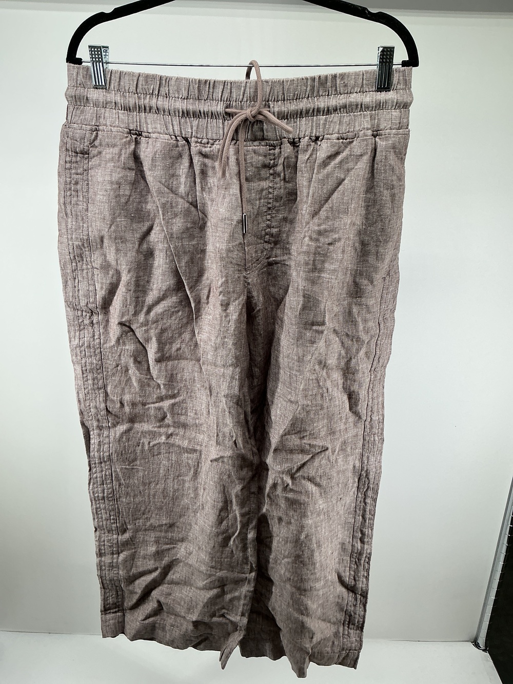 100% European Linen Wide Leg Pants - 26"